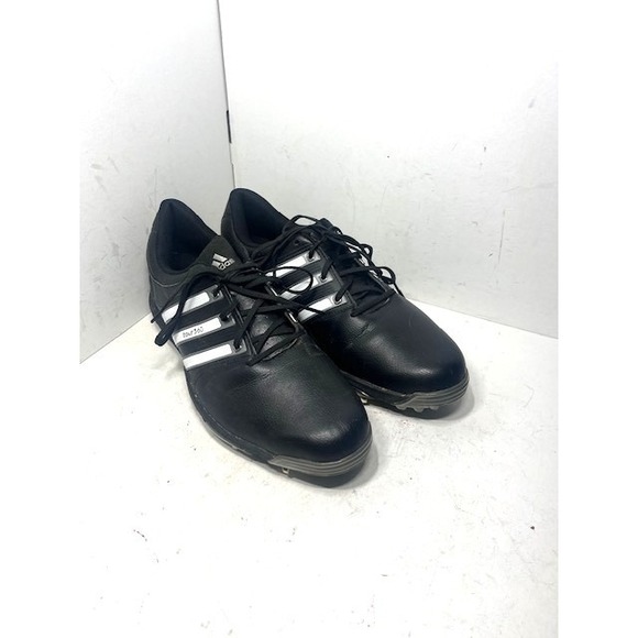 adidas Other - Adidas Tour360 Mens Golf Shoes Black White Spiked Q47032 Size 11